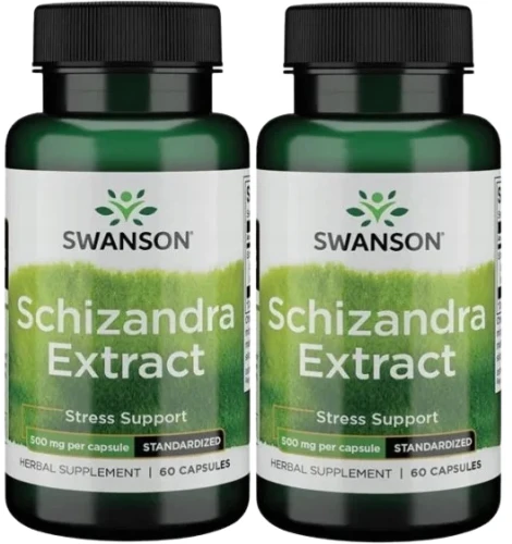 2 x Schizandra extract 500mg 60 kaps, Swanson.webp