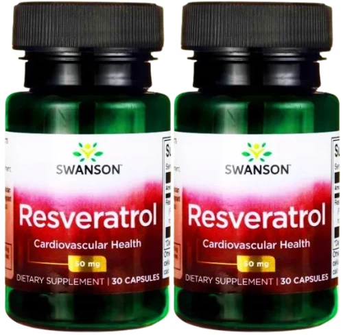 2 x Resveratrol - Resweratrol 50mg 30kaps, Swanson.webp