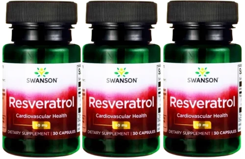 3 x Resveratrol - Resweratrol 50mg 30kaps, Swanson.webp
