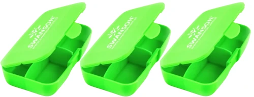 3 x Pill box Organizer na tabletki, Swanson.webp