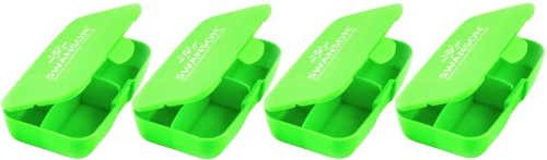4 x Pill box Organizer na tabletki, Swanson.webp