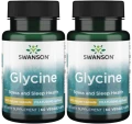 2 x Glycine - AjiPure glicyna 500mg 60kaps, Swanson.webp