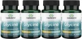 4 x Glycine - AjiPure glicyna 500mg 60kaps, Swanson.webp
