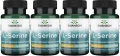 4 x L-Serine - AjiPure L-seryna 500mg 60kaps, Swanson.webp