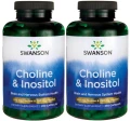 2 x Choline &amp; Inositol - Cholina &amp; Inozytol 250kaps, Swanson.webp