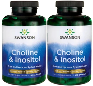 2 x Choline & Inositol - Cholina & Inozytol 250kaps, Swanson