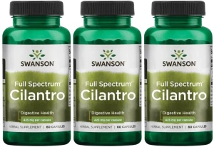 3 x FS Cilantro - Kolendra siewna 60 kaps, Swanson