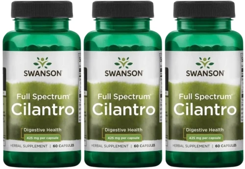 3 x FS Cilantro - Kolendra siewna 60 kaps, Swanson.webp