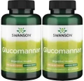 2 x Glucomannan  - Glukomannan 665mg 90 kaps, Swanson.webp