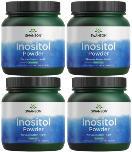 4 x Inositol Powder - Inozytol - 100% czystości 227g, Swanson.webp