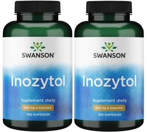 2 x Inozytol 650mg 100kaps, Swanson