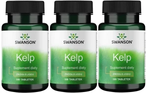 3 x Kelp 225mcg 100 tabs, Swanson