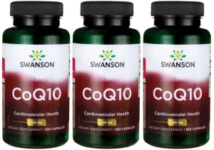 3 x CoQ10 - Koenzym Q10 120mg 100 kaps, Swanson