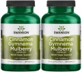 2 x Cinnamon Gymnema Bulberry - Kompleks Cynamonu, Gymnemy i Morwy 120 kap, Swanson.webp