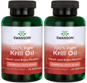 2 x Krill Oil - Olej z Kryla 60 kaps, Swanson