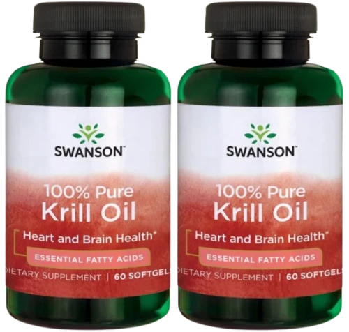 2 x Krill Oil - Olej z Kryla 60 kaps, Swanson.webp