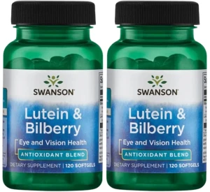 2 x Lutein & Bilberry - Luteina & Borówka 120kaps, Swanson