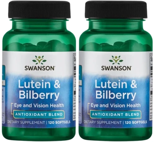 2 x Lutein &amp; Bilberry - Luteina &amp; Borówka 120kaps, Swanson.webp