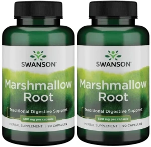 2 x Marshmallow - Prawoślaz lekarski 500mg 90kaps, Swanson