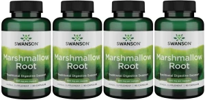 4 x Marshmallow - Prawoślaz lekarski 500mg 90kaps, Swanson