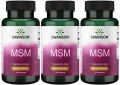 3 x MSM 500mg 100 kaps, Swanson.webp