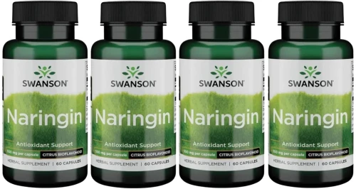 4 x Naringin - Naringina 500mg 60caps, Swanson.webp
