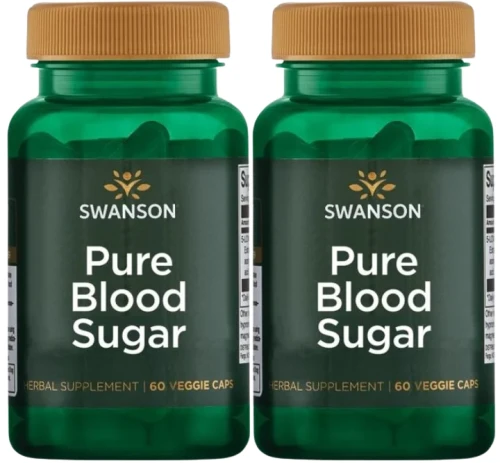 2 x Pure Blood Sugar 60 kaps weg, Swanson.webp
