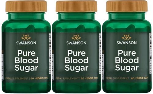 3 x Pure Blood Sugar 60 kaps weg, Swanson.webp