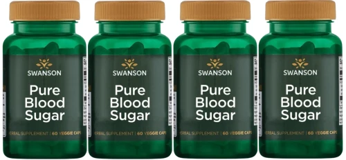 4 x Pure Blood Sugar 60 kaps weg, Swanson.webp