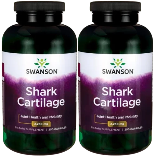 2 x Shark cartilage - Chrząstka rekina 750mg 250kaps, Swanson.webp