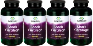 4 x Shark cartilage - Chrząstka rekina 750mg 250kaps, Swanson