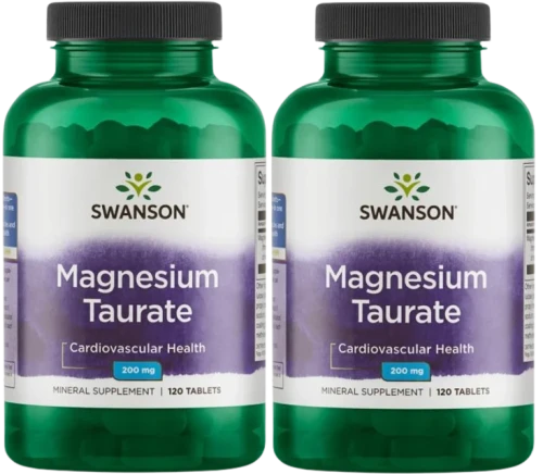 2 x Magnesium Taurate - Taurynian Magnezu 100mg 120tab, Swanson.webp