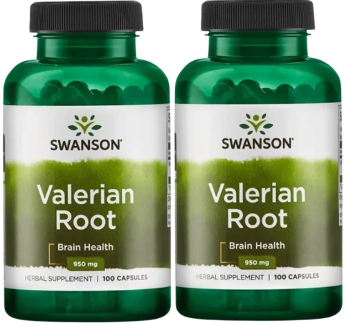 2 x Valerian Root - Waleriana 475mg 100 kaps, Swanson.webp