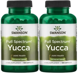2 x Yucca - Jukka 500mg 100 kaps, Swansons
