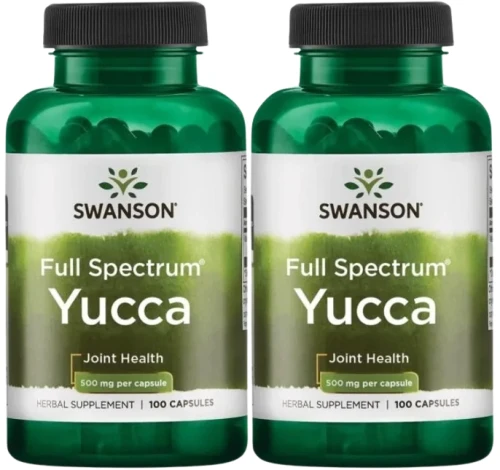 2 x Yucca - Jukka 500mg 100 kaps, Swanson.webp