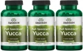3 x Yucca - Jukka 500mg 100 kaps, Swanson.webp