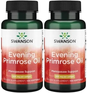 2 x Evening Primrose Oil (Olej z wiesiołka) 500mg 100kaps, Swanson