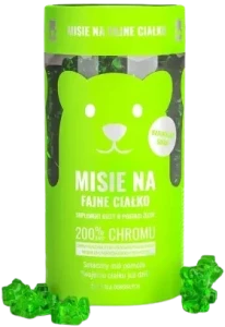 Noble Health Misie na Fajne Ciałko 60 żelek - Kontrola Wagi Metabolizm Tłuszczów