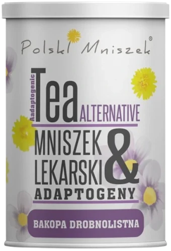 Herbata alternatywna z Mniszka Lekarskiego z Bakopą Drobnolistną, Polski Mniszek.webp