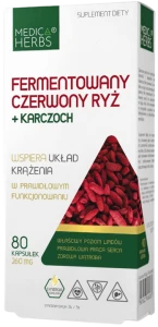 Fermentowany czerwony ryż + karczoch, Medica Herbs