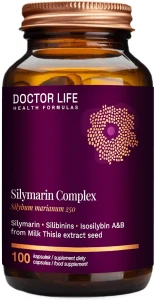 Silymarin Complex Ostropest Sylimarina 80% 100 kaps., Doctor Life