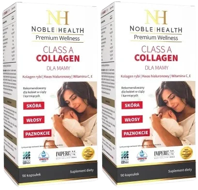 2 x Class A Collagen dla mamy 90 kaps., Noble Health.webp