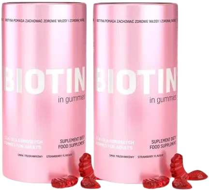 2 x Biotyna w żelkach, Noble Health.webp