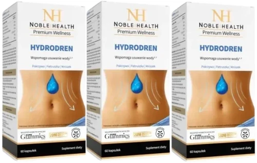 3 x Hydrodren 60 kaps., Noble Health.webp