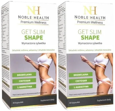 2 x Get Slim Shape 30 kaps., Noble Health.webp