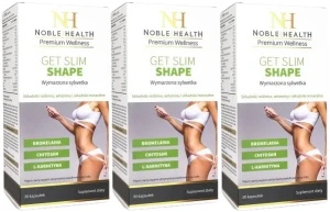 3 x Get Slim Shape 30 kaps., Noble Health