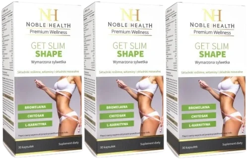 3 x Get Slim Shape 30 kaps., Noble Health.webp