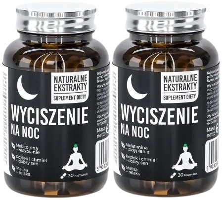 2 x Wyciszenie na noc 30 kaps., Noble Health.webp