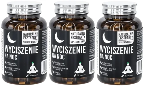3 x Wyciszenie na noc 30 kaps., Noble Health.webp