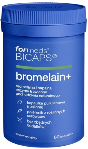 BICAPS BROMELAIN - nowe opakowanie, ForMeds.webp